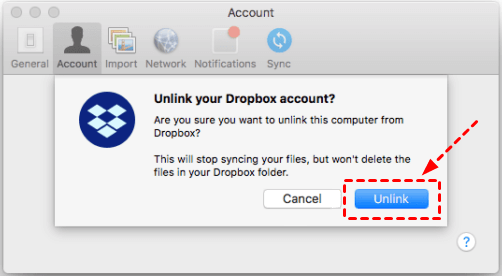 dropbox for mac selective sync