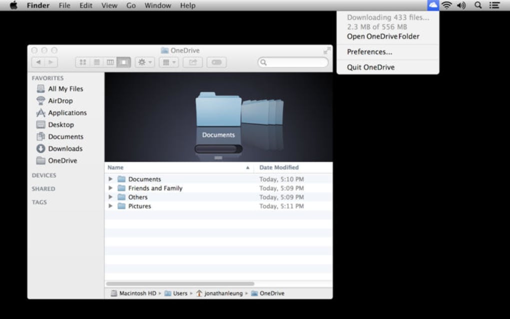 microsoft onedrive for mac download