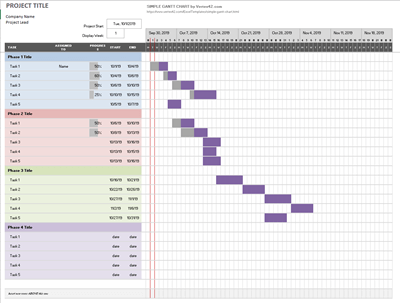 excel for mac project management templates